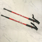 Dual 53in Telescopic Aluminum alloy Trekking Pole