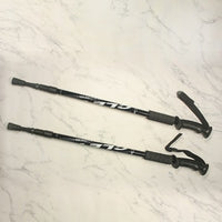 Dual 53in Telescopic Aluminum alloy Trekking Pole