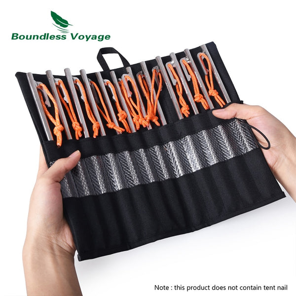 Tent Stakes Storage Bag