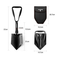 Carbon Steel Military Tactical Folding Shovel Outdoor Camping Spade Survival Emergency Tools