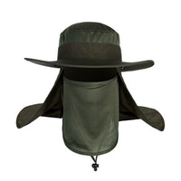 Unique 3 Piece Boonie Hat With Face Shield