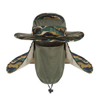 Unique 3 Piece Boonie Hat With Face Shield