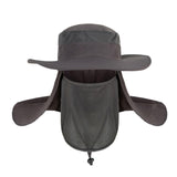 Unique 3 Piece Boonie Hat With Face Shield