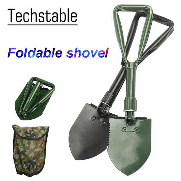 Multi-function Camping Shovel Military Portable Folding shovel Survival Spade Trowel Dibble Pick Emergency Garden Tool