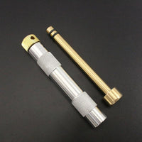 Brass Metal Fire Piston with Char Cloth-Campers / Survival / Preppers Outdoor Emergency Fire Tube Camping Survival Outdoor Tools