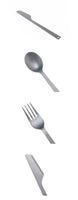Ultralight Titanium Spoon Fork Knife Set