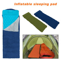 Four seasons Inflatable mattress, Cushion Fast Filling Air Camping beach Mat With Pillow Sleeping Pad light