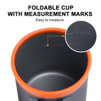 Camping Coffee Cookware Sets Outdoor Tableware Mug Kettle Pot Cooking Teapot Filter Rack Cup