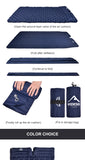 Camping Double Inflatable Mattress Outdoor Sleeping Pad Bed Ultralight Folding Travel Air Mat Cushion Moisture proof