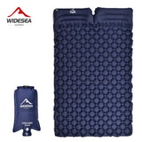 Camping Double Inflatable Mattress Outdoor Sleeping Pad Bed Ultralight Folding Travel Air Mat Cushion Moisture proof