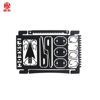 Outdoor EDC Stainless Steel Multifunctional Emergency Survival Card
