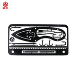 Outdoor EDC Stainless Steel Multifunctional Emergency Survival Card