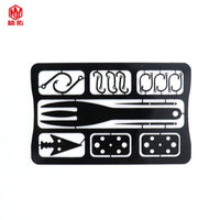 Outdoor EDC Stainless Steel Multifunctional Emergency Survival Card