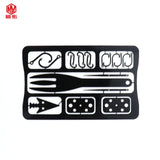 Outdoor EDC Stainless Steel Multifunctional Emergency Survival Card