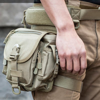 MOLLE Drop Leg Tactical Waist Pack Travel Belt Bag for Hunting, Camping, Cycling