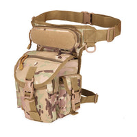 MOLLE Drop Leg Tactical Waist Pack Travel Belt Bag for Hunting, Camping, Cycling