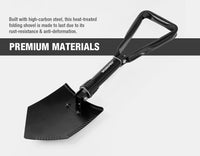 Carbon Steel Military Tactical Folding Shovel Outdoor Camping Spade Survival Emergency Tools