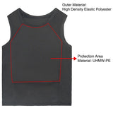 New Bulletproof Vest IIIA level Ultra-comfortable Lightweight Concealed Hidden Inside Wear