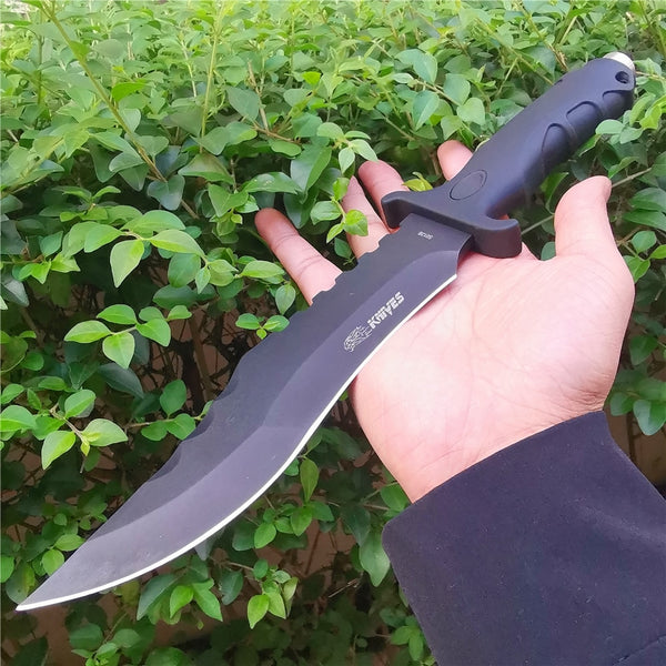 Outdoor Hunting Knife, Jungle Camping Expedition Barbecue Manual EDC Tool, Tactical Survival Knife, Easy To Carry