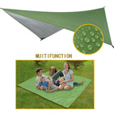 Portable Camping Hammock with Mosquito Net, Rain Fly + Tree Straps for Indoor, Outdoor, Backpacking, Travel, Beach, Hiking