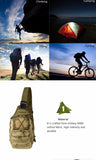 Military Tactical Shoulder Bag, EDC Outdoor Travel Backpack for Hiking, Hunting, and Camping