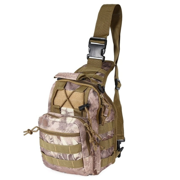 Military Tactical Shoulder Bag, EDC Outdoor Travel Backpack for Hiking, Hunting, and Camping