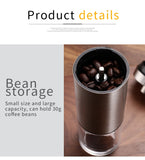 High Quality Portable Manual Coffee Grinder Adjustable Coffee Beans Grinder Stainless Steel