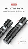 GT75 20W P70 Powerful flashlight With Zoom USB Rechargeable