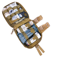 Tactical Leg Drop Pouch Medical First Aid Kit EMT Emergency Bag