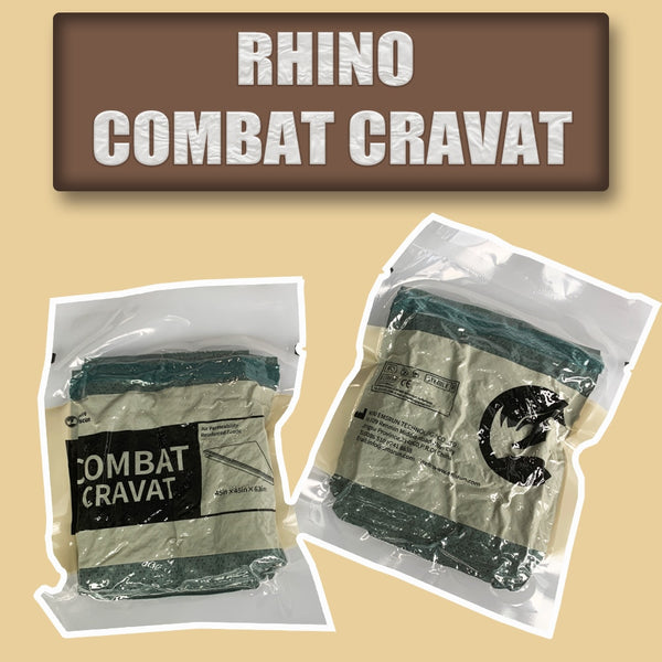 Combat Cravat Triangle Cotton Military Bandage (2 pack)