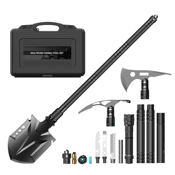 Ultimate Ready And Preparedness Folding Shovel Survival Tool Kit