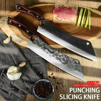 12.5 Inch Professional Slicing Kitchen Knife With Wooden Handle