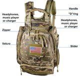 Tactical Hiking 40L Large Capacity trail Bag, Travel Rucksacks