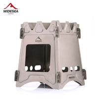 Titanium Camping Fire Wood Stove Cooker Outdoor Survival