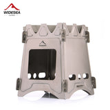Titanium Camping Fire Wood Stove Cooker Outdoor Survival