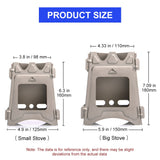 Titanium Camping Fire Wood Stove Cooker Outdoor Survival