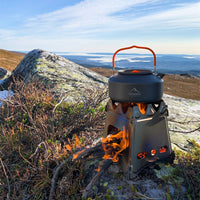 Titanium Camping Fire Wood Stove Cooker Outdoor Survival