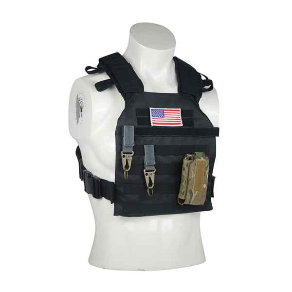 Tactical MOLLE Ballistic Plate Carrier Minimalist Vest