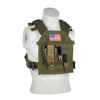 Tactical MOLLE Ballistic Plate Carrier Minimalist Vest