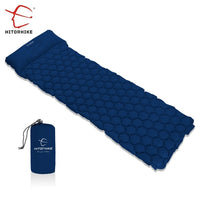 Four seasons Inflatable mattress, Cushion Fast Filling Air Camping beach Mat With Pillow Sleeping Pad light