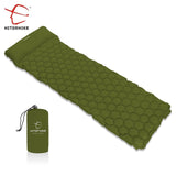 Four seasons Inflatable mattress, Cushion Fast Filling Air Camping beach Mat With Pillow Sleeping Pad light