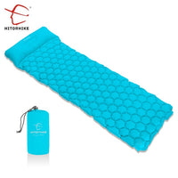 Four seasons Inflatable mattress, Cushion Fast Filling Air Camping beach Mat With Pillow Sleeping Pad light