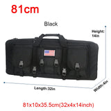 Tactical Double Rifle Case Military MOLLE Gun Bag, Sniper Gun Case Backpack (32 38 42 48 inch )