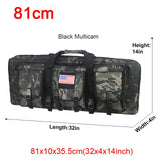 Tactical Double Rifle Case Military MOLLE Gun Bag, Sniper Gun Case Backpack (32 38 42 48 inch )