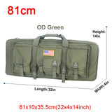 Tactical Double Rifle Case Military MOLLE Gun Bag, Sniper Gun Case Backpack (32 38 42 48 inch )