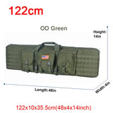 Tactical Double Rifle Case Military MOLLE Gun Bag, Sniper Gun Case Backpack (32 38 42 48 inch )