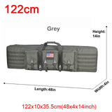 Tactical Double Rifle Case Military MOLLE Gun Bag, Sniper Gun Case Backpack (32 38 42 48 inch )