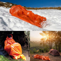 Waterproof Lightweight Thermal Emergency Sleeping Bag Bivy Sack - Survival Blanket Bags Camping, Hiking, Outdoor, Activities