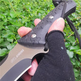 Ultra Wide Full Tang Outdoor Tactical Hunting Knife