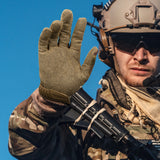 Tactical Gloves, Breathable Military Operators Shooting Combat Full Finger Glove